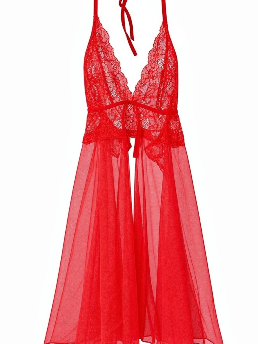 Red Lace Babydoll